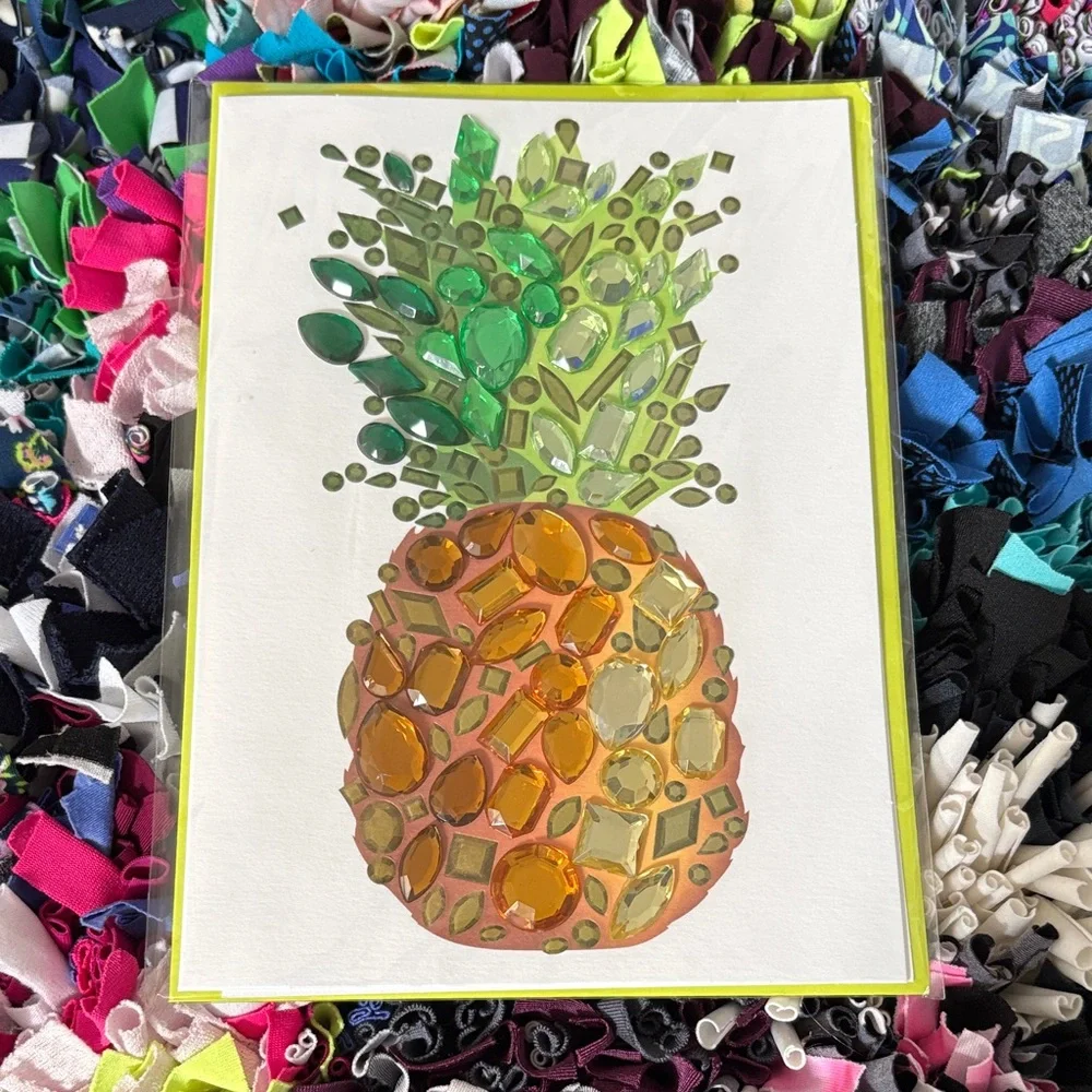 🆕Papyrus Bejeweled Pineapple “Thank You” Card